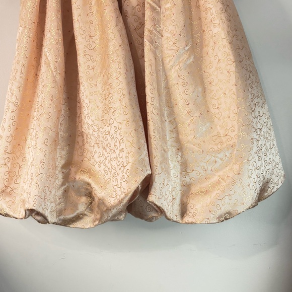 AMERICAN GIRL Midnight Holly Holiday Dress Black Velvet & Metallic Gold - Size 8 - Picture 3 of 8